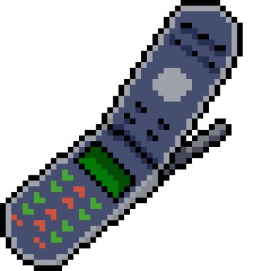 Eski cep telefonunun piksel sanatı