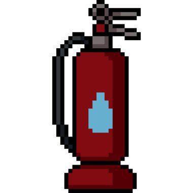 pixel art of fire extinguisher tube