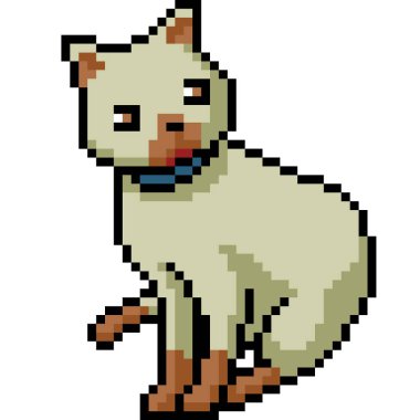 pixel art of small pet cat