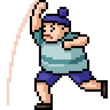 pixel art of fat boy punch