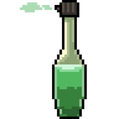 Parfüm şişesinin piksel sanatı