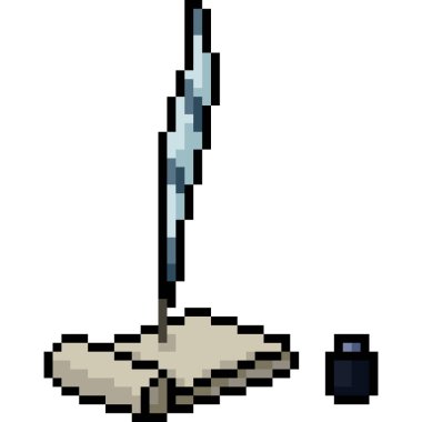 antika kalem sanatının piksel sanatı