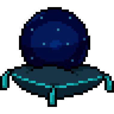 Süslü, karmaşık dekorasyon piksel sanatı