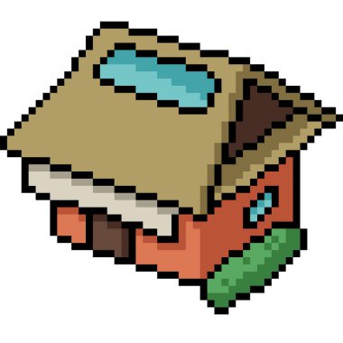 Modern kilden evin piksel sanatı