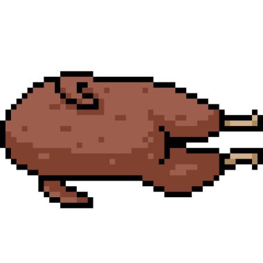 Piksel tavuk rostosu sanatı