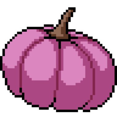 Fantezi pembe balkabağı piksel sanatı