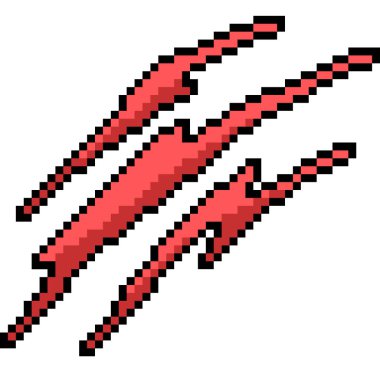 Fantezi çizim efekti piksel sanatı