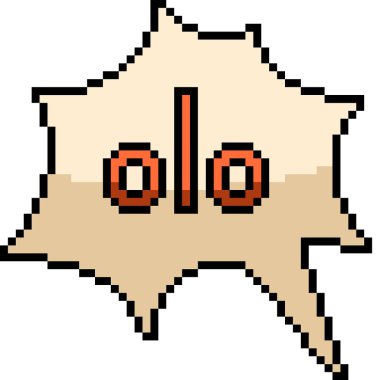 olo toksik sembolünün piksel sanatı