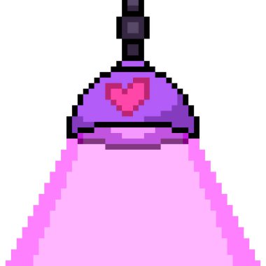 Pembe lamba piksel sanatı