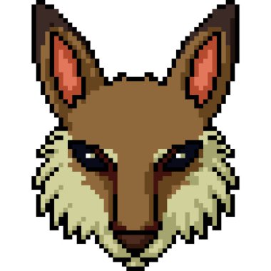 Kurt suratlı pikselin öndeki izole arkaplan