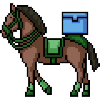 At sırtındaki piksellerin dağıtımı izole edilmiş arka plan