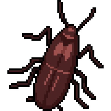 İğrenç pis hamamböceğinin piksel sanatı