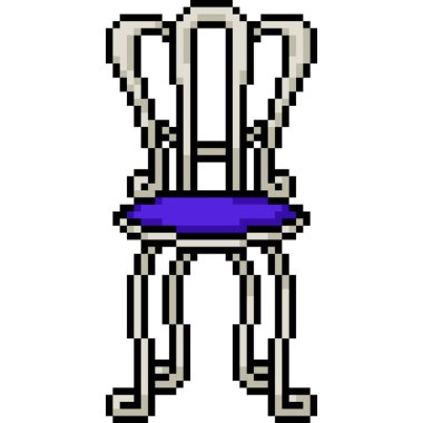 mavi koltuk sanatı izole edilmiş arkaplan