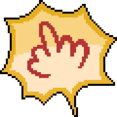 Zehirli kötü kelimenin piksel sanatı izole edilmiş arka plan