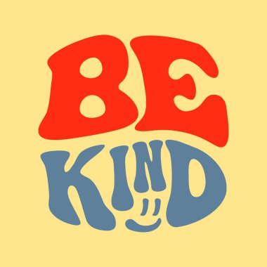 Kaliteli bir söz, her amaçla harika bir tasarım. Vektör arkaplan tasarımı. Vektör tipografisi. İzole vektör çizimi. 60 'lar, 70' ler, hippi tarzı..