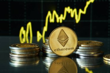 Ethereum şifreleme ve grafik istatistiksel arkaplan