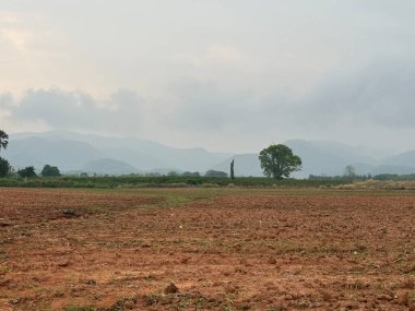 Dağlarda dağları olan güzel bir manzara.