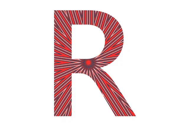 Bokstaven Alfabetet Gjord Med Stjärna Med Röda Rosa Blå Och — Stockfoto