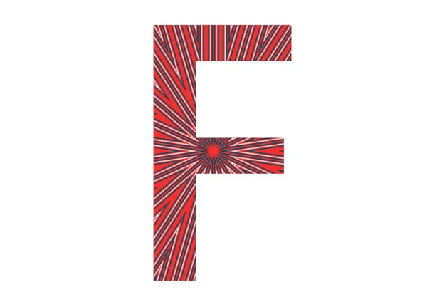 Буква Алфавита Сделана Звездой Красными Розовыми Синими Белыми Лучами Изолированными — стоковое фото