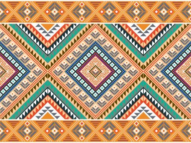 Geometrik şekilleri ve etnik motifleri olan hareketli kabileler, tekstil, arka plan ve dekor için idealdir.