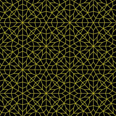 Kusursuz tasarımda minimalist geometrik yıldız deseni zarif arka planlar ve dekorasyonlar için modern estetiğe sahiptir.