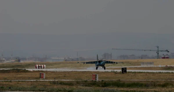 Konya Turkey Giugno 2022 Decolla Aereo Jet Attacco Terra Dell — Foto Stock