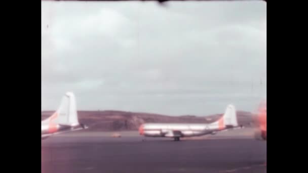 Estados Unidos Alrededor 1950 Estados Unidos Aviones Cisterna Estratégicos Propulsor — Vídeos de Stock