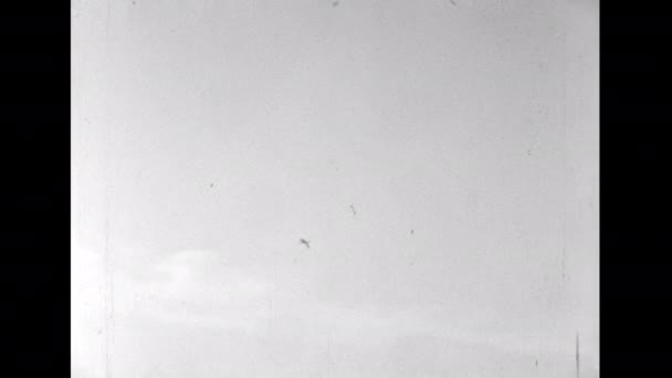 Farnborough Airshow Велика Британія Близько 1950 Saunders Roe Прототип Світів — стокове відео