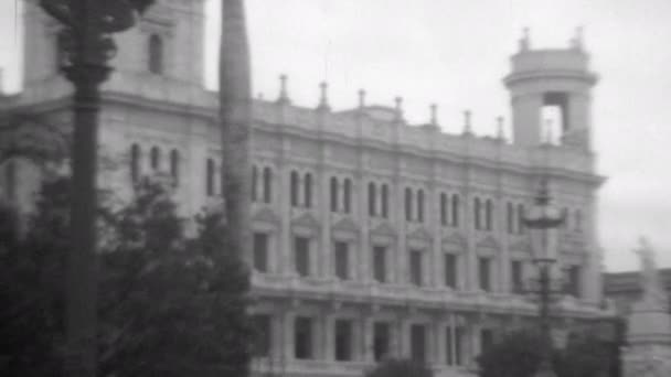 Museo Nacional Bellas Artes Habana Havana Cuba Roce1930 Archivní Černobílé — Stock video