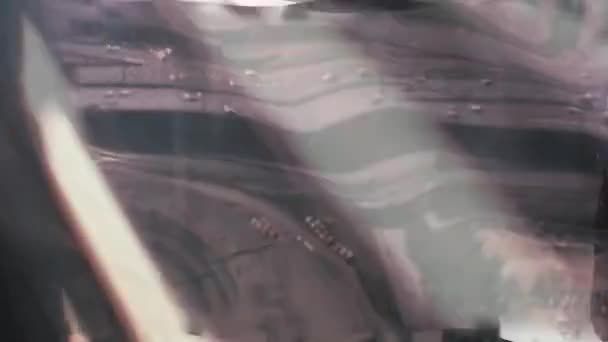 Pov Άποψη Ενός Τουρίστα Στο Ασανσέρ Ανεβαίνει Την Πανοραμική Βεράντα — Αρχείο Βίντεο