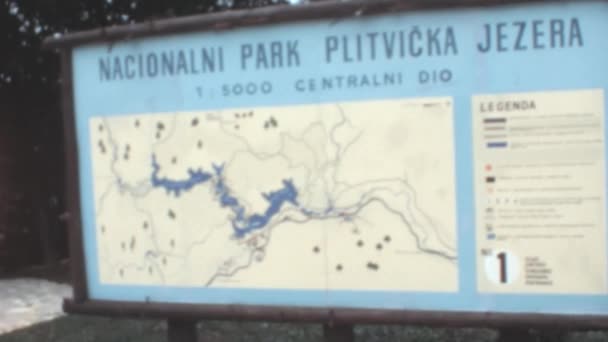 Parti Viaggio Indimenticabile Attraverso Parco Nazionale Dei Laghi Plitvice Croazias — Video Stock