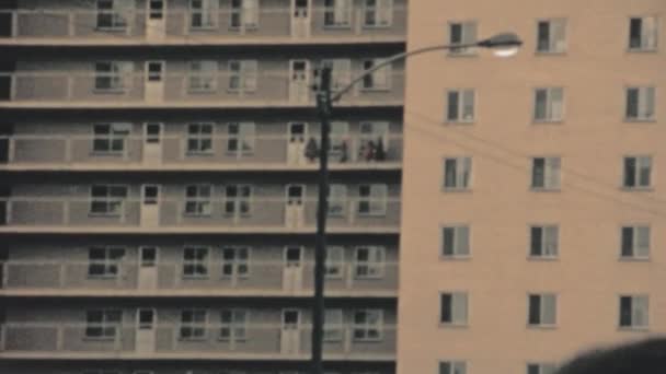 Amerika Nın Büyüğü Olan Robert Taylor Homes Adlı Yüksek Katlı — Stok video