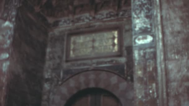 Καθεδρικός Ναός Της Ιερής Καρδιάς Στο Σαράγιεβο 1970 Αρχικό Ιστορικό — Αρχείο Βίντεο