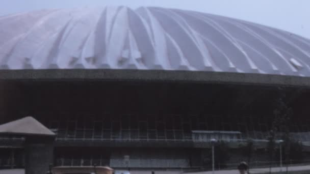 State Farm Center Basketball Arena Dome Urbana Champaign Salón Actos — Vídeos de Stock