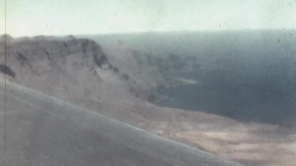 Veduta Aerea Panoramica Della Costa Gran Canaria Negli Anni Montagne — Video Stock