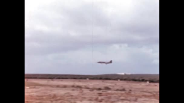 Lockheed 104 Yıldız Savaşçısı Amerikan Tek Motorlu Süpersonik Hava Aracı — Stok video