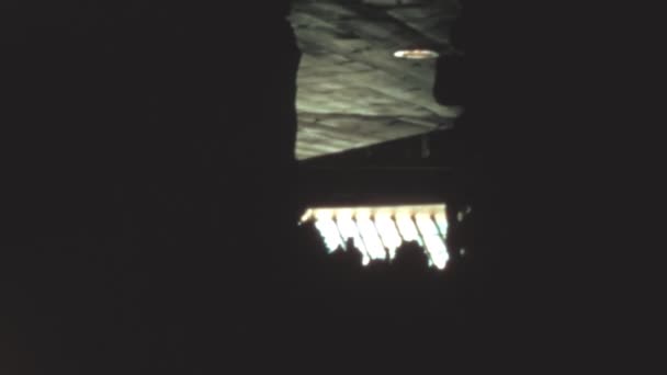 Дом Рок Спринг Грин Висконсин 1960 Годов Осматривает Комнаты Дома — стоковое видео