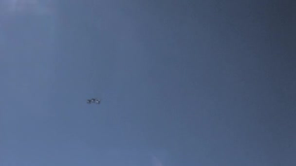Manovra Visivamente Impressionante Che Dimostrato Potenza Agilità Del Combat Jet — Video Stock