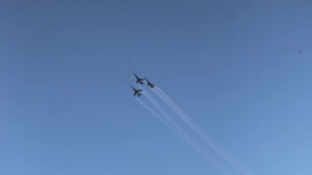Cumhuriyet 105 Thunderchief Birleşik Devletler Hava Kuvvetleri Usaf Popüler Bir — Stok video