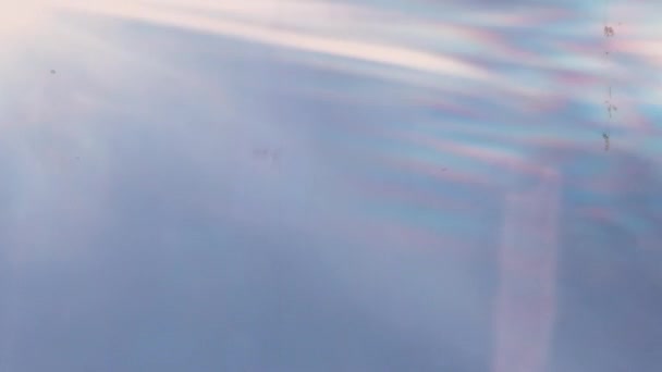 共和国F 105サンダーチーフ アメリカ空軍 エアフォース航空機の精度 パワー 機敏性の優れたディスプレイ 青いスカイバックグラウンドで日光が輝きます 1960年代のヴィンテージ フットボール — ストック動画