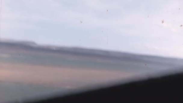 Кабина Пилота 1960 Годов Просматривает Кадры Военного Самолета Малой Высоте — стоковое видео