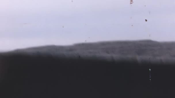 Kokpit Pov Soğuk Savaş Sırasında Dağların Üzerinden Alçak Irtifa Uçuşunun — Stok video