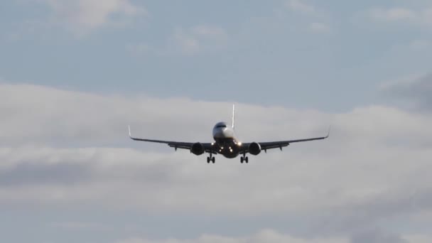 Boeing 737 Max Dwx Della Compagnia Low Cost Ryanair Connessione — Video Stock