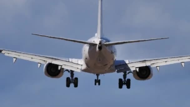 Gran Canaria Espagne Octobre 2021 Atterrissage Avion Commercial Passagers Aéroport — Video