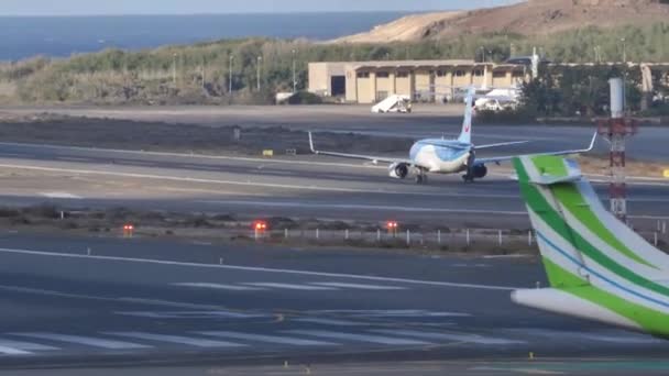 Gran Canaria Espagne Octobre 2021 Décollage Boeing 737 Tui Airways — Video