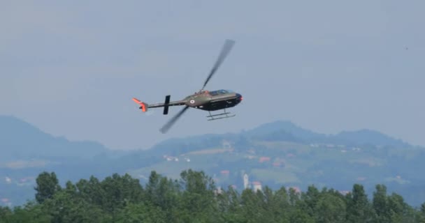 Cerklje Krki Slovenya Haziran 2023 Yüksek Hızlı Uçuşta Hafif Bir — Stok video