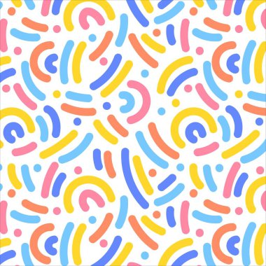 Çizgili renkli çocuk deseni