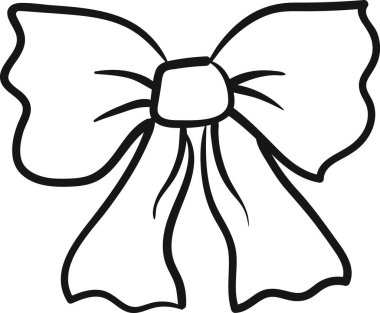 Yay kelebek, el çizimi