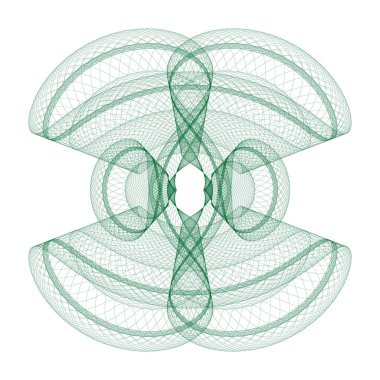 Watermark ,Guilloche rosetta  , design for  background for certificate, security element for background