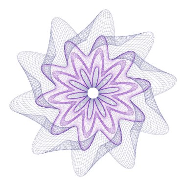 Filigran loncası. Filigran deseni, filigran banknot deseni. Banknotlar lonca hatlarını, desenleri, güvenli dalgaları ve pasaport kağıtlarını kontrol ediyor. Para birimi banknotu Guilloche, güvenlik sertifikası filigran arka planı